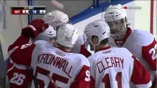 Jiri Hudler To Pavel Datsyuk Goal 2/17/11 @ Tampa Bay