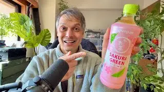 Japanese Green Tea w/ Cherry Blossoms & Sakura KitKats