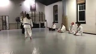 Katate tori nikyo(wrist grab with wrist/arm lock)