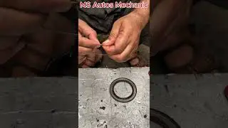 Main Seal Ring Fixing #automobile #mechanic #automotive #viral #usa