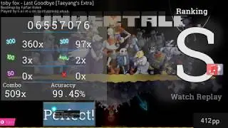 [osu!] Last Goodbye [Taeyang's Extra] +HDHR 412pp