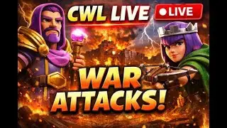 CWL Live 🔥 | Clan War League Attacks | Clash of Clans Sri Lanka 🇱🇰