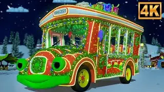 Christmas Wheels On The Bus - Merry Christmas, Fun Xmas Ride for Kids