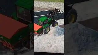 Farming Simulator 25 - Schneehaufen Physik beim &uuml;berfahren