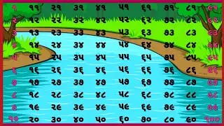 એકડા 1 થી 100, એકડા, Gujarati ekda 1 to 100, ekkada, Learning Counting 1-100, એકડી, ekda, 123, P-611