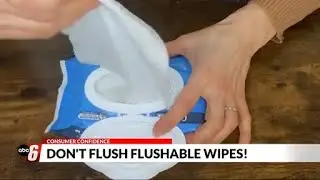 Consumer Confidence: Are flushable wipes actually flushable?