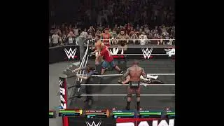 Матч между командами Джона Сины и Бронсона Рида в WWE 2K25 #shots #wwe2k25