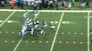 Willie Young Preseason 2012 punt block