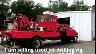 I am selling used jet drilling rig. 4500&rsquo; drum capacity. 65,000usd