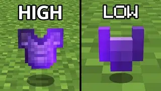 minecraft texture quality: HIGH vs LOW