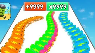 Satisfying Mobile Gaming Battery Run Gameplay Walkthrough (Android,iOS) Latest Update Freeplay