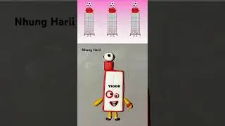 Woww 11000 😱 | I made Sprunki Numberblocks 11000 with Clay 🤯🤯🤯 #sprunki #numberblocks #clay