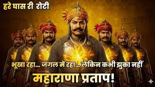 महाराणा प्रताप की गर्जना | Hara Ghas Ri Roti | Veer Ras Rajasthani Bhajan | Akbar vs Pratap
