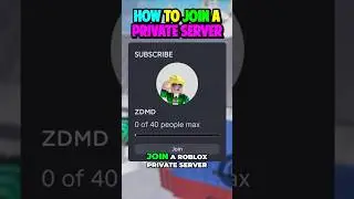 HOW To JOIN Roblox PRIVATE SERVERS!