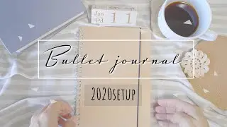【Bullet Journal setup 2020】シンプルなバレットジャーナル がお気に入り｜Simple Bullet Journal 2020