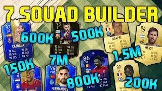 FIFA 19 SQUAD BUILDER 150K 200K 500K 600K 800K 1.5M 7M SQUAD BUILDER FUT CHAMPIONS FIFA 19