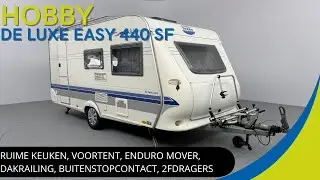 Hobby De Luxe Easy 440 SF 2003 | EEN COMPLETE CARAVAN MET EEN ZEER RUIME KEUKEN EN MOOIE OPTIES