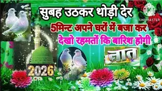 💞 सुबह -उठकर -थोड़ी देर- ये दो नातें अपने 💞घरों में बजा कर रखदो बेशुमार बरकत होगी #viral#naat #duet 