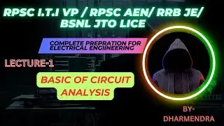 BASIC OF CIRCUIT (NETWORK) THEORY | RPSC ITI VICE PRINCIPAL (VP) | RRB JE |BSNL JTO LICE |ELECTRICAL