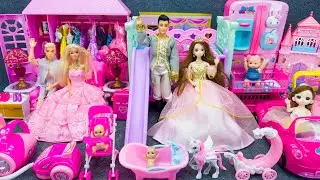 20 Minutes Satisfying Unboxing Barbie Princess Wedding Bedroom Dressup Playset ASMR｜Review Toys