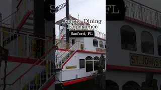 Unique Dining Experience in Orlando, FL! #uniqueexperience #rivercruise #foodieadventures