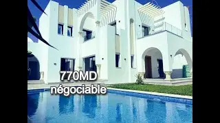 Villa Fastueuse #Hammamet sud Tunisie | Agence Ghalleb
