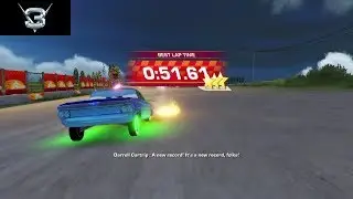 Cars 3: Driven to Win - Heartland Countryside Dash Speedrun (0:51.61)