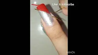 beautiful and simple nail art design #nailart #divya #nail #ytshort ,💅💅#naildecoration