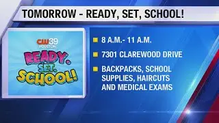 Join CW39 Saturday for READY. SET. SCHOOL!