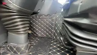 3D коврики из экокожи для Mercedes-Benz Actros (2008) | 3D-Prime