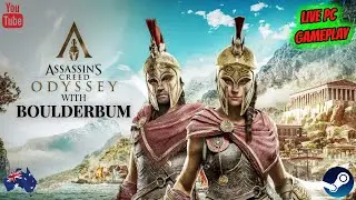 BUSH FIRE CHARITY APPEAL LIVE STREAM - Assassin's Creed Odyssey with BoulderBum - Walkthrough Part 8