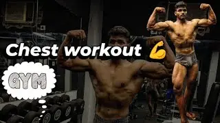 Chest workout day 1 bodybuilding competition 💪🥇 #gym #fitness 