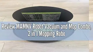 Review MAMNV Robot Vacuum and Mop Combo, 2 in 1 Mopping Robot Vacuum Cleaner with Schedule, Wi-Fi/Ap