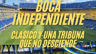 Boca independiente último del año previa y tribuna FELICES FIESTAS PÁSENLA DE 12 !!