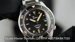 Squale Master Titanium 120 ATM MASTIBKBK.TI20