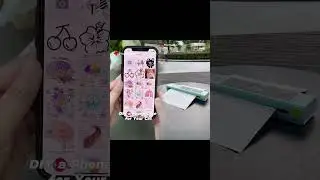 DIY Phone Case with Mini Printer! #phomemo #labelprinter #sticker #diy