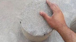 soft sand and cement smashing on the floor asmr cumbling - ASMR Vinez