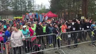 R&eacute;chauffement avant le d&eacute;part de la Course nature de la Rivi&egrave;re du Nord
