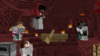 Minecraft Speedrunner VS 3 Hunters FINALE REMATCH