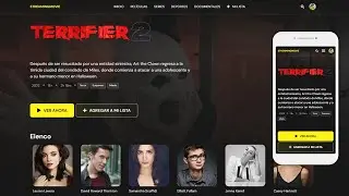 Sitio web UI (Responsive Design) detalle de película usando HTML, CSS, BOOTSTRAP y JAVASCRIPT