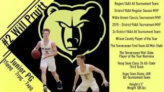 Will Pruitt - Point Guard - Mt. Juliet Golden Bears