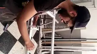 اختصاص نجارة الألمنيوم ثقب مكان المفتاح