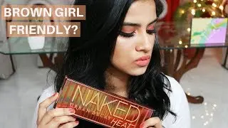 UD Naked Heat Palette Review And Swatches On Indian/Pakistani Skin | Jadirah Sarmad