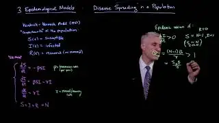 Epidemiological models: Disease spreading in a population