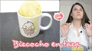 ¡Cómo hacer un bizcocho en taza súper fácil en 2 minutos!