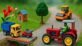 DIY Science Project | How to Build a ConcreteBridge Using a Homemade Mini Road Roller @sanocreator