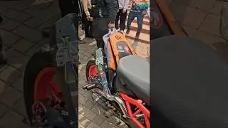 Insane mods on KTM #ktm #ktmlover #ktmindia #adrenaline #motolife #motorcycle #modification #ytshort