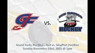 Mayport Ice Dawgs PeeWees vs. GFK PeeWees - Red