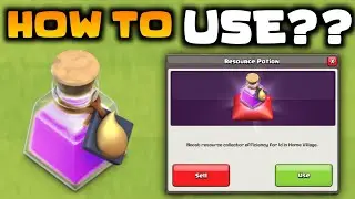How To Use The Resource Potion in Clash of Clans