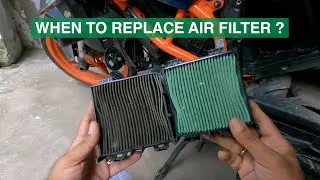 KTM Duke 390 Gen 3 | Air Filter Replacement At Home